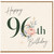 96th Birthday Card, Happy Birthday Floral Card