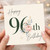 96th Birthday Card, Happy Birthday Floral Card