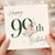 99th Birthday Card, Happy 90th Birthday Floral Card