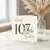 107th Birthday Card, Floral Happy 107th Birthday Card