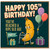 105th Birthday Card, Funny Ripe Old Age Banana Party Card