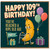 109th Birthday Card, Funny Banana Birthday Card, You've Reached a Ripe Old Age