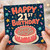 21st Birthday Card, Happy 21st Birthday Card