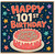 101st Birthday Card, Happy Birthday Cake Design