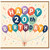 20th Birthday Card, Happy 20th Birthday Balloon Design