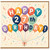 27th Birthday Card, Happy Birthday Balloon Design