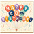 40th Birthday Card, Happy 40th Birthday Balloon Design