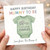 Mummy To Be Birthday Card from The Bump - Cute Elephants Baby Grow Design with 'I Can't Wait for Cuddles' Message - Happy Birthday Mummy To Be