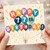 77th Birthday Card, Colourful Balloon Happy 77th Birthday Card