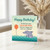 Funny Dolphin Birthday Card - Happy Birthday Dolphin Name Balloon Joke, Cute Ocean Design, Humour Card for Friends, Family, Him or Her