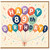 89th Birthday Card, Colourful Balloon Happy 89th Birthday Card