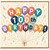 100th Birthday Card, Colourful Balloon Happy Birthday Card