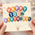 100th Birthday Card, Colourful Balloon Happy Birthday Card