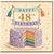 48th Birthday Card, Colourful Celebration Cake Design