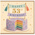 53rd Birthday Card, Happy 53rd Birthday Cake Design Card