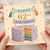 62nd Birthday Card, Happy 62nd Birthday Cake Design