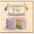 79th Birthday Card, Happy 79th Birthday Cake Design Card