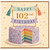 102nd Birthday Card, Happy 102nd Birthday Cake Design Greeting Card