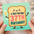37th Birthday Card, A Toast For Your Birthday Funny Toast Character Card