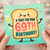69th Birthday Card, A Toast For Your Birthday Funny Toast Character Card