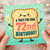 72nd Birthday Card, Cute Toast and Champagne Birthday Card