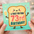 73rd Birthday Card, A Toast For Your 73rd Birthday Cute Toast Character Greeting Card