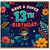 13th Birthday Card, Have a Super Birthday Superhero Boy Design