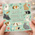 13th Birthday Card, Cute Bunny and Guinea Pig Cuddly Birthday Card