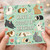 14th Birthday Card, Cute Rabbits and Guinea Pigs Have a Cuddly Birthday