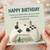Funny Gamer Birthday Card - Mini Workers Cleaning Games Controller with Messy Room Joke - Video Game Themed