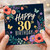 30th Birthday Card, Floral Butterfly Happy 30th Birthday Card