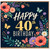 40th Birthday Card, Floral Butterfly Happy Birthday Card