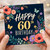 60th Birthday Card, Floral Butterfly Design