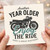 Another Year Older Enjoy the Ride Birthday Card - Retro Motorbike Design for Him, Dad, Husband, Brother or Friend