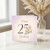 25th Birthday Card, Happy 25th Birthday Floral Card