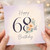 68th Birthday Card, Happy 68th Birthday Floral Card