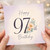 97th Birthday Card, Happy 97th Birthday Floral Card