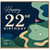 22nd Birthday Card, Golf Theme Happy 22nd Birthday Card