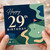 29th Birthday Card, Golf Theme Happy Birthday Card