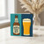 Birthday Card for Him - 'To the Birthday Boy' Beer Bottle and Pint Illustration, Pub-Themed Funny Card for Men and Beer Lovers