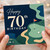 70th Birthday Card, Happy 70th Birthday Golf Card