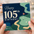 105th Birthday Card, Golf Themed Happy 105th Birthday Card