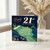 21st Birthday Card, Golf Theme Happy 21st Birthday Card