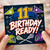 11th Birthday Card, Birthday Ready Sports Lacrosse Card