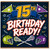 15th Birthday Card, Lacrosse Themed Birthday Ready Card