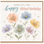 102nd Birthday Card, Elegant Floral Happy Birthday Card for Her, Watercolour Flowers