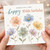 104th Birthday Card, Happy 104th Birthday Floral Card