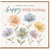 105th Birthday Card, Happy 105th Birthday Floral Greeting Card