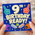 9th Birthday Card, Sports Themed Birthday Card