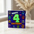 4th Birthday Card, Retro Robot Pixel Art Happy Birthday Card